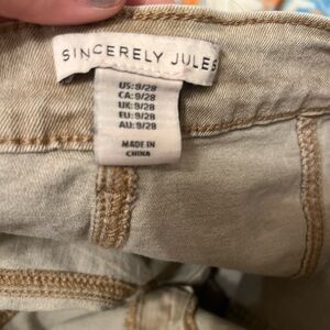 Sincerely Jules Tan Mini Skirt